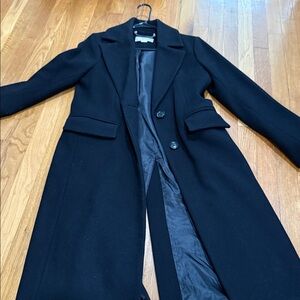 Michael Kors Classic Black Pea Coat